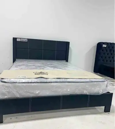 Heavy-Duty Bed Frame + Mattress Bundle, View more