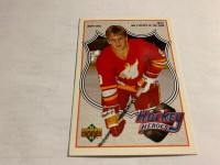 1991-92 Upper Deck HOCKEY Heroes Brett Hull #4/9 NM -MT.