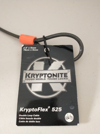 Bicycle kryptonite lock cable