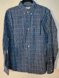 Mens Hollister button down long sleeve (small)