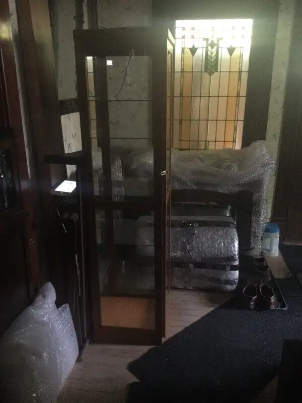 Vintage Danish Teak Display Cabinet, Mirror Panel, Inner Light in Hutches & Display Cabinets in Edmonton - Image 4
