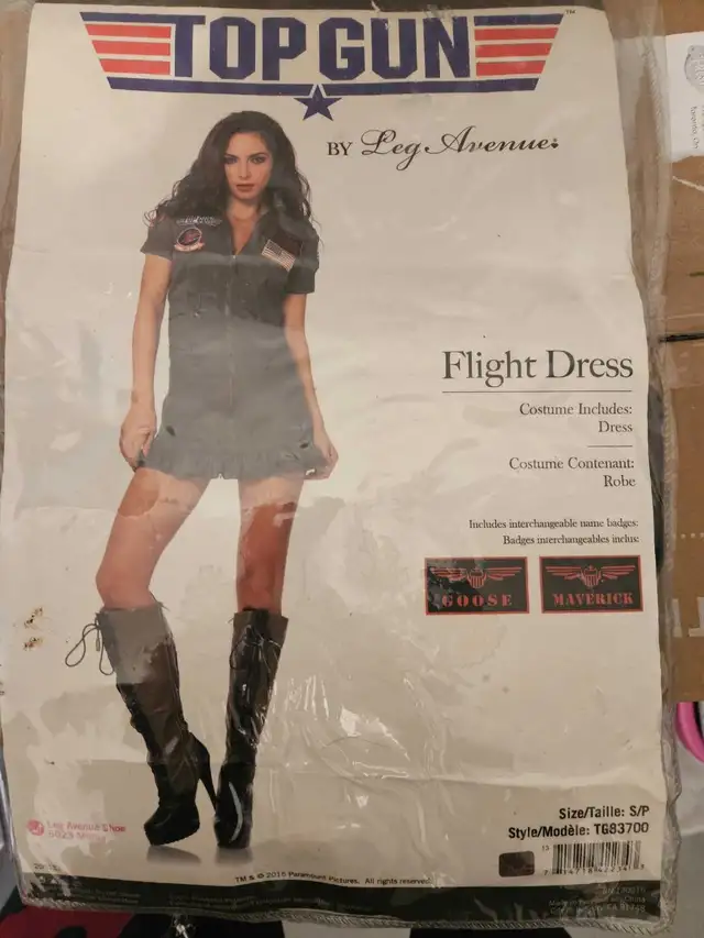 topgun Halloween women costume in Costumes in City of Toronto - Image 2