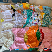 Full baby cloth diaper set