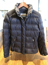 Prada Jacket/hood Black Ladies coat Small, Designer
