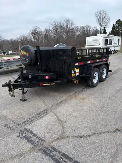2025 Miska 5 tons dump trailer. The trailer is 6.75’ by 10’ and is in great shape. It’s only 6 month...