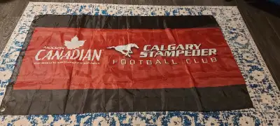 Calgary stampeders flag 58x36
