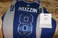 jake muzzin signed rr leafs jersey
