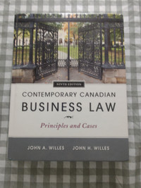 Contemporary Canadian Business Law: Principles & Cases 9th Ed.