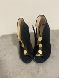 Jimmy Choo Velvet black heels