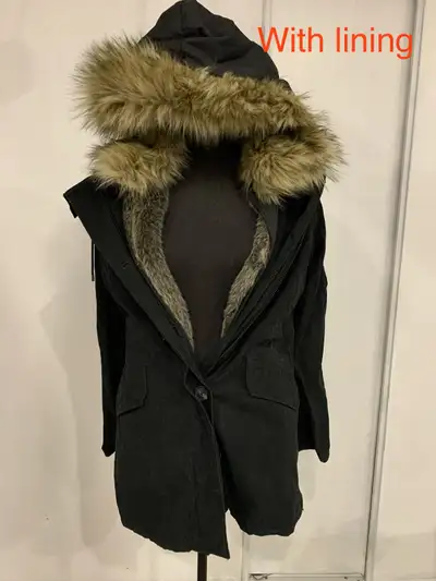 Aritzia community parka with removable lining, View more
