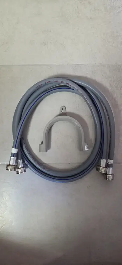 Washing machine hoses, rubber. New., View more