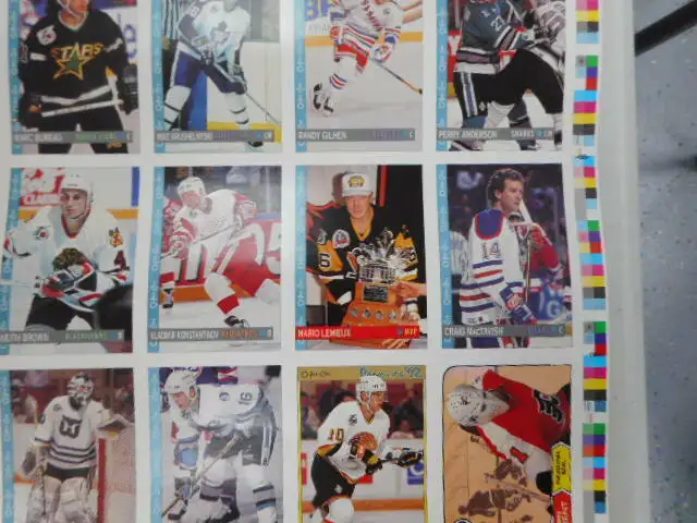 O-PEE-CHEE 1992-93 PANNEAU, PANEL NON COUPÉ SET COMPLET in Arts & Collectibles in Thetford Mines - Image 5