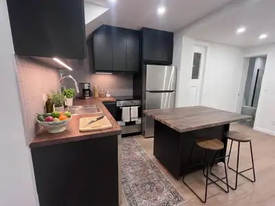 Full furnishe all include ( internet& hydro) Large Renovated 3½ Semi-Basement Apartment – NDG (Smart...