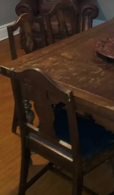 Old table and chairs needs some TLC