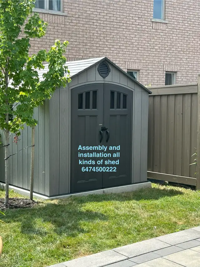 assembly of storage shed in Outdoor Tools & Storage in Markham / York Region - Image 3