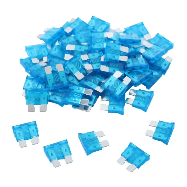 100 Pack Auto Fuses 15 AMP ATC/ATO Standard Regular Fuse Blade