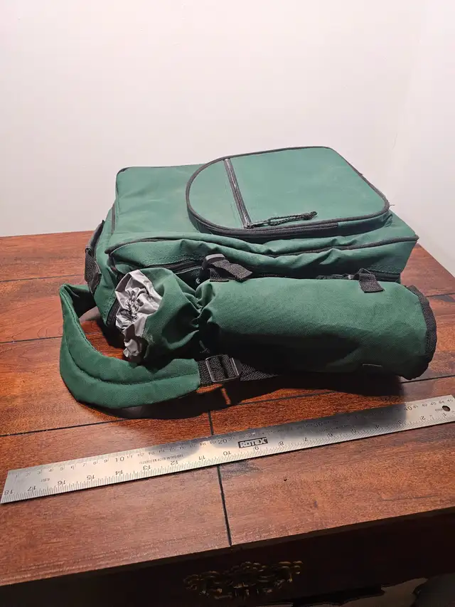 Green Picnic Backpack Set with Tableware and Accessories404645181989867524