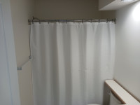 SHOWER CURTAIN WITH ROD