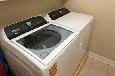 Whirlpool Washer and Dryer (almost new), View more