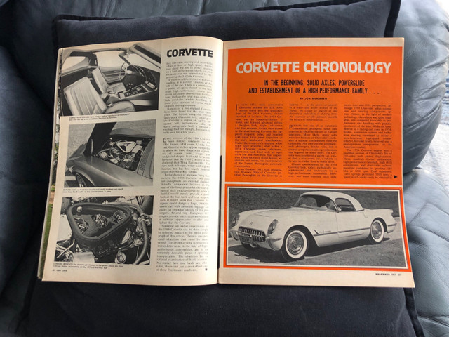 Vintage automobile magazine. CAR LIFE November 1967. Corvette! in Magazines in Hamilton - Image 4