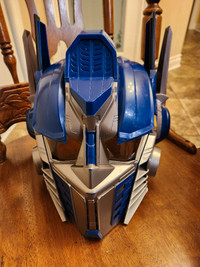 Talking transformer Optimus Prime talking helmet 
