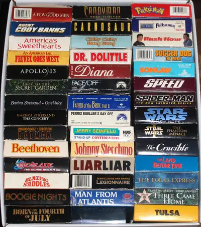 VHS Movies TV Series Concerts, View more