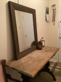 Antique Console and mirror