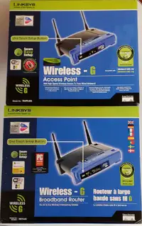 Linksys Wireless Router and Access point