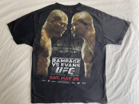 UFC 114 event t-shirt Rampage vs Evans