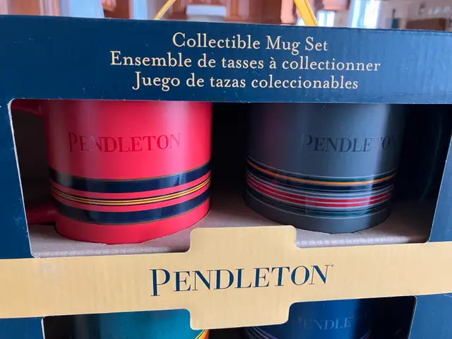 Set of 4 Pendleton Stoneware Mugs, National Park Collection, NOB in Kitchen & Dining Wares in City of Montréal - Image 3