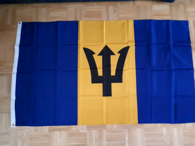 3 x 5 ft. 100% polyester. New in package. Pick up here in Carlisle or by mail. 2 x 3 ft flags $10.