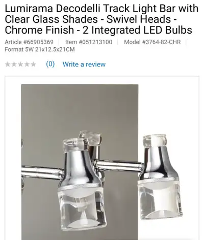 NEW TRACK LIGHTING WITH CLEAR GLASS SHADES , View more