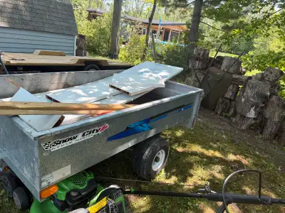 ATV or yard trailer tailgate, jack, lights all in good shape 500.00