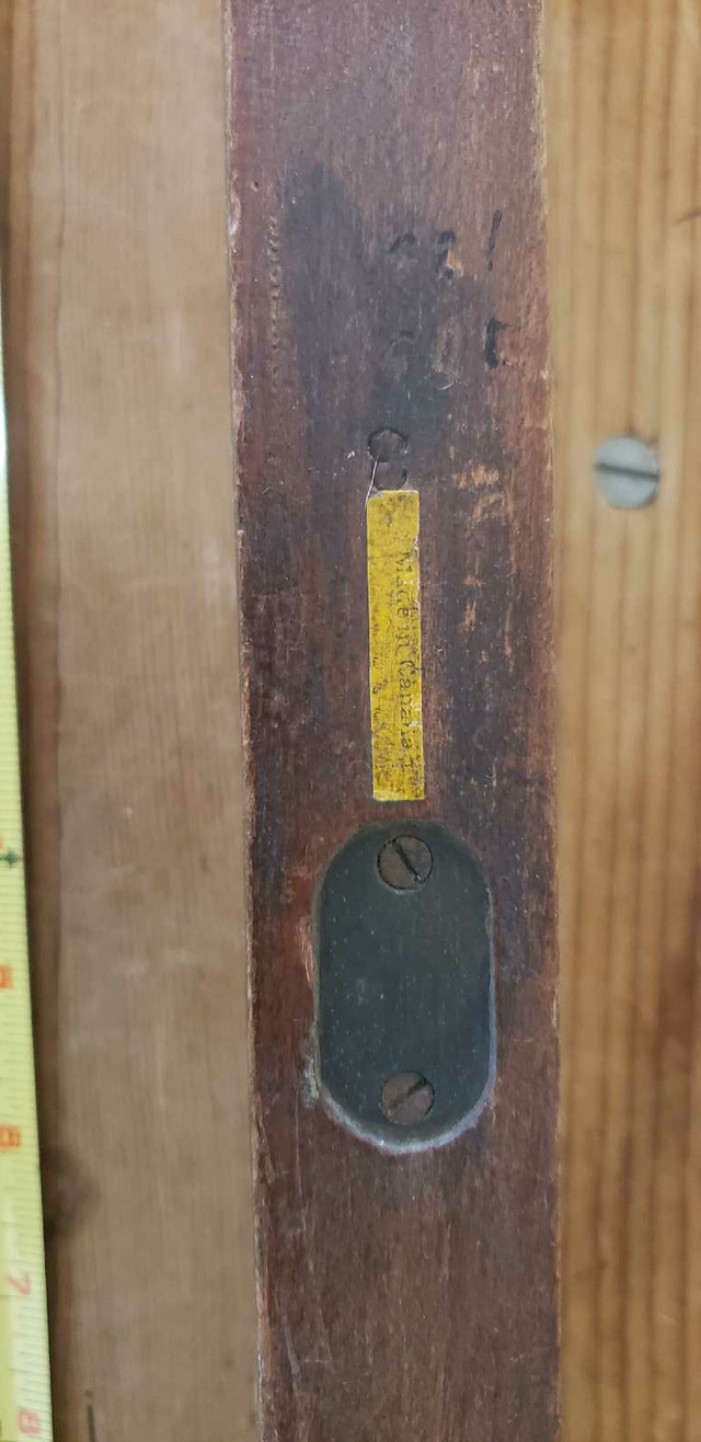 antique 1800.s Stanley wood level  in Hand Tools in Ottawa - Image 4