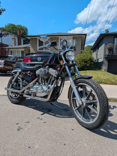 Selling my 1986 Harley Davidson Sportster 883, 4 speed. I thought I'd be into a cruiser but it's not...