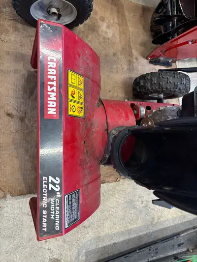 22” Craftsman snow blower (MTD) Parting out! Frame and chassis in excellent shape. Chute excellent U...