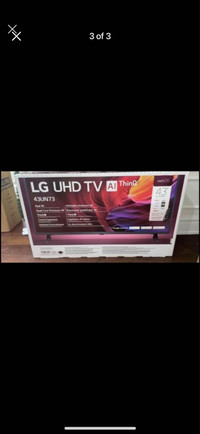 Brand New LG 43” UHD TV