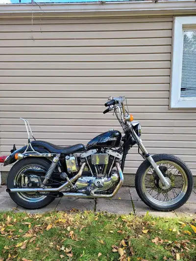 1975 sportster xlch, kick only. Very clean, currently plated and on the road. Lots of work done to i...