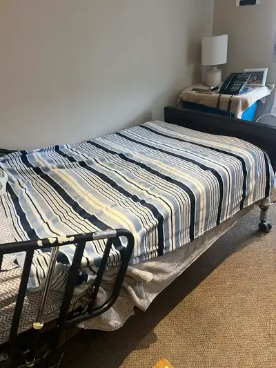 Electric Hospital Bed – Adjustable – Remote Controlled, View more