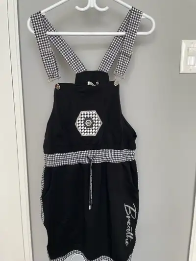 SH Collection Houndstooth Overall Skirt, View more