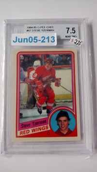 Steve Yzerman 1984-85 OPC O-PEE-CHEE 67 RC Rookie Detroit Wings