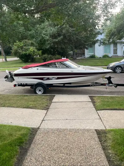 2007 Campion Boat 505i C2 16.5 foot Bowrider with two captains chairs and a rear bench, plus a a lay...