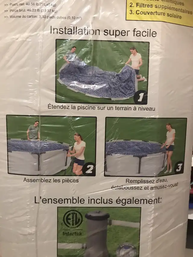 Outdoor pool pick up only