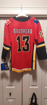 Licensed Gaudreau Calgary Flames jersey, new w/$130 tags, $65