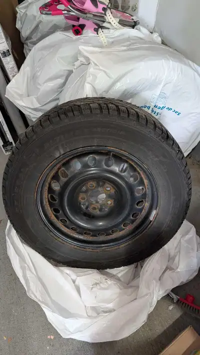 These General Altimax winter tires come mounted on a functional steel rim and are perfect for tackli...