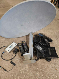 Shaw direct satellite dish package 6 HD receivers