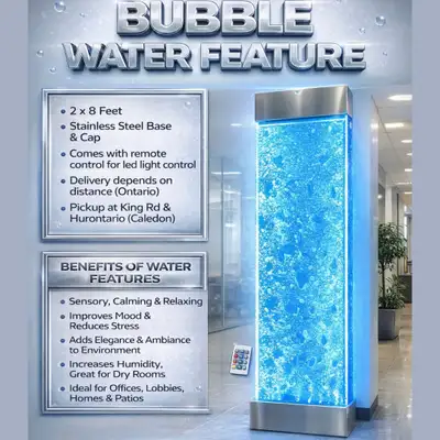 Bubble water features , View more