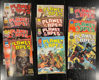 PLANET OF THE APES Marvel Magazines from 1974 lot of 11 comics