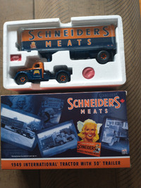 Schneiders Meats Die Cast Tractor Trsiler