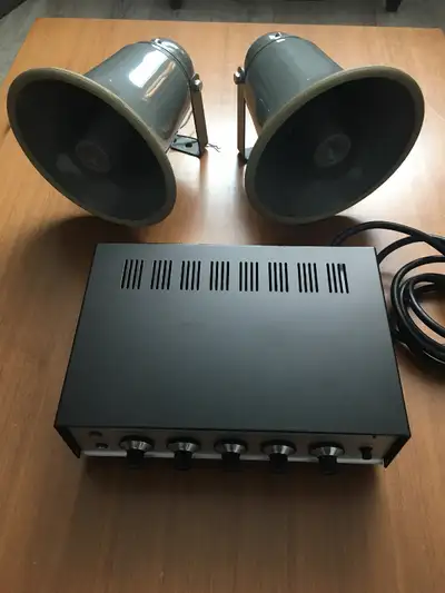 Système PA (Public Adresse) 2 "horn speaker", View more